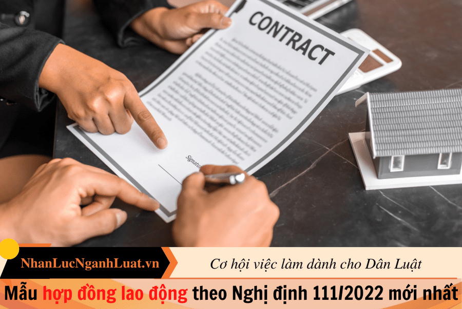 Mẫu Hợp Đồng Lao Động Theo Nghị Định 111/2022 Mới Nhất (Thay Thế Hợp Đồng  68)