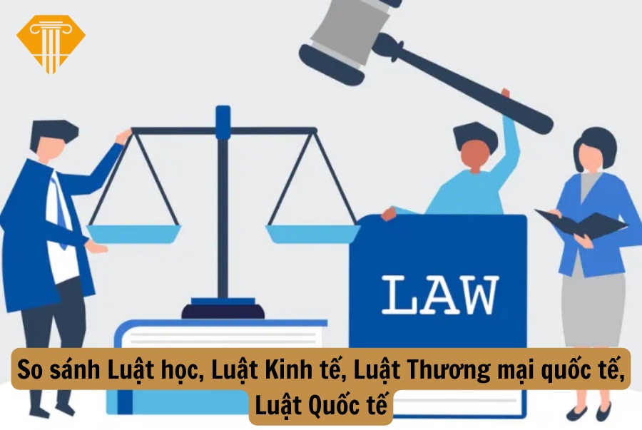 So sánh Luật học, Luật Kinh tế, Luật Thương mại quốc tế, Luật Quốc tế