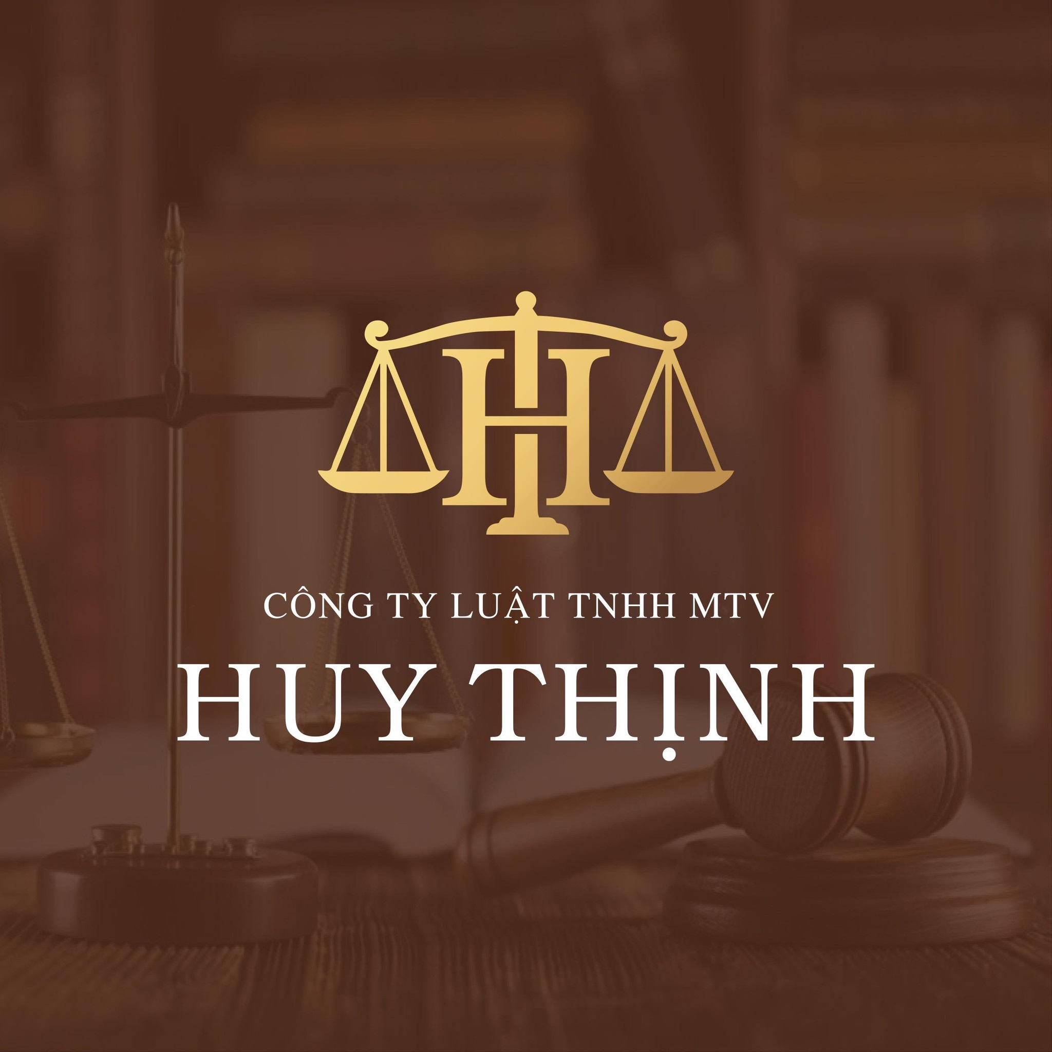 Logo Công ty Luật TNHH MTV Huy Thịnh (HUYTHINHLAW)